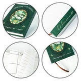 GREEN RETRO ROSE THICK NOTEBOOK_CWMM1861