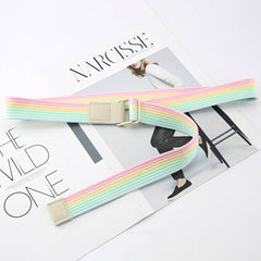 Cwabe0948_Striped Simple All-Match Double Buckle Belt