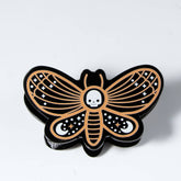 HALLOWEEN ACRYLIC HAIR CLAW SPIDER BAT DESIGN_CWAHA1446