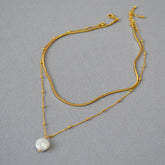 Women Baroque Pearl Necklace