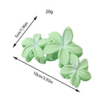 CANDY COLOR FLOWER HAIR CLAW EGG FLOWER SIDE CLIP_CWMM5007