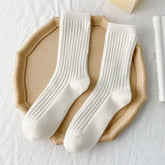 SOLID COLOR ALL MATCH WARM STACKED SOCKS_CWMS1064