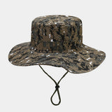 CAMO OUTDOOR SUN HAT FOR HIKING FISHING ADVENTURE_CWAH3884