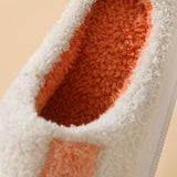 LEISURE NON SLIP SPLICING COTTON SLIPPERS_CWSHS0323