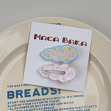 SWEET GIRL FLORAL BOW 2 PACK CLOUD HAIR CLIPS_CWAHA2267