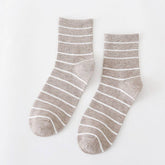 STRIPE CASUAL TRENDY CREW SOCKS_CWMS098
