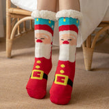 CHRISTMAS BELL FUZZY INDOOR SLIPPER SHOES_CWMS0728