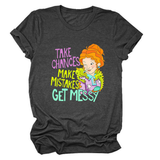 POSITIVE MESSAGE TEE TAKE CHANCES PRINT_CWTTS1484