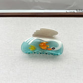 SWAN STAR ACETATE HAIR CLIPS WITH GODDESS DESIGN_CWAHA5715