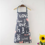 CHRYSANTHEMUM PRINT WATERPROOF APRONS WITH POCKETS_CWMM2030