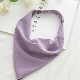 SOLID COLOR TRIANGULAR SCARF HAIR ACCESSORIES_CWAHA4150