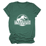SUMMER CREW NECK TEE FUNNY TEACHING DESIGN_CWTTS1497