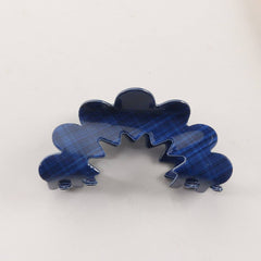 Cwaha1400_Simple Wave Hair Claw Clip Blue Set