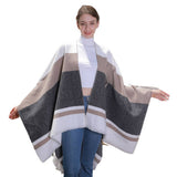 SIMPLE AND LONG WARM TASSEL SIDE STRAP SHAWL_CWASC0941