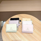 Cute Bunny Print Candy Color Trifold Wallet_Cwab06222