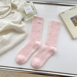 Women Winter Thickened Socks With Dot Yarn_Cwms0878