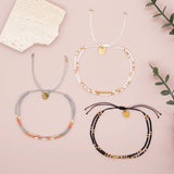 DOUBLE LAYER RICE BEAD HAND WOVEN BEADED BRACELET_CWMM3875