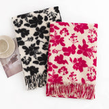 ROSE PRINT FAUX CASHMERE SCARF FOR WOMEN WINTER_CWASC0450