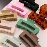 4 1 INCH MATTE PS PLASTIC HAIR CLAW CLIP WHOLESAL_CWAHA0091