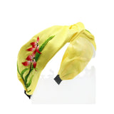 HANDMADE ORCHID FLOWER HEADBAND SILK COUNTRY STYLE_CWMM6126