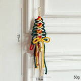 COLORFUL WOVEN BELL CHRISTMAS DOOR WALL HANGING_CWMM9739