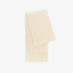 ICELAND BLUE WOOL SCARF LONG WINTER TASSEL WRAP_CWASC1097