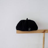 CHILDRENS SIMPLE AND FASHIONABLE SMILEY BERET_CWAH2922