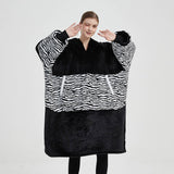 LEOPARD SHERPA HOODIE BLANKET PULLOVER FOR WINTER_CWAHA6520