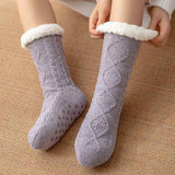 THERMAL LEG WARMERS PLUSH INDOOR SLIPPERS_CWMS0717