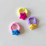 CHILDRENS CUTE STAR FLOWER HAIR TIE_CWAHA1815