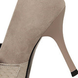 Women Deep High Heels With Belt Buckle