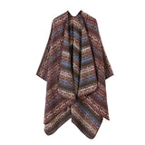 FAUX CASHMERE CAPE SHAWL WARM CAPE SCARF_CWASC2246