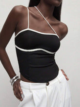 Unique Design Sensual Single Side Strap Vest