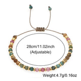 COLORFUL SEMI PRECIOUS STONEHANDMADE BEADEDBRACELET_CWAB4639