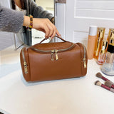 Solid Color Retro High-Grade Pu Cosmetic Bag_Cwab4411