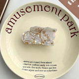 SIMPLE CAT ACRYLIC CLAW CLIP CUTE ANIMAL HAIRPIN_CWAHA5903