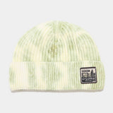 LABEL TIE DYED MELON SHAPED HAT KNITTED HAT_CWAH2076