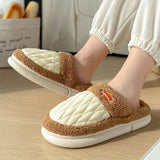 Winter Slippers Warm Cushioned Slides House Shoes_Cwshs0299