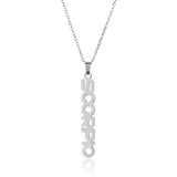 CLAVICLE CHAIN TWELVE ZODIAC TITANIUM NECKLACE_CWMM2717