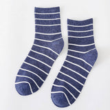 STRIPE CASUAL TRENDY CREW SOCKS_CWMS098