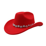 MEN WOMEN ETHNIC STYLE POLYESTER COWBOY HAT_CWAH04362