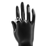 NEW FASHION FIVE POINTED STAR OPEN ALLOY RING_CWMM3238