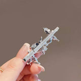 FLOWER HAIRPIN STRAIGHT HAIRPIN BANGS HAIRPIN_CWAHA4751