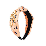 CHERRY PRINT MIDDLE KNOT HEADBAND_CWAHA2128
