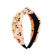 CHERRY PRINT MIDDLE KNOT HEADBAND_CWAHA2128