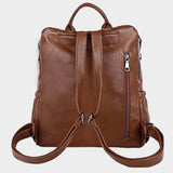 TASSEL DETAIL PU LEATHER BACKPACK SHOULDER BAG_CWAB0778