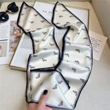Ribbon Hair Accessories Animal Print Head Scarf_Cwasc1516