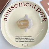 OCEAN SERIES ACETATE HAIR CLAW SUNFISH PUFFERFISH_CWAHA6024