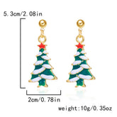 NEW CHRISTMAS BELL ASYMMETRICAL EARRINGS_CWAJE2388