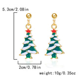 NEW CHRISTMAS BELL ASYMMETRICAL EARRINGS_CWAJE2388